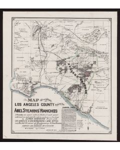 Map of a portion of Los Angeles County showing the Abel Stearns' Ranchos