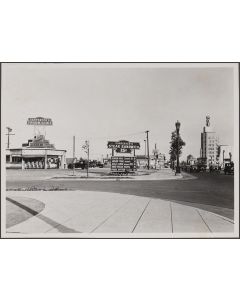 Sandwich shop, Wilshire Boulevard and Le Doux Road., east on Wilshire Boulevard